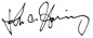 John Horning Signature