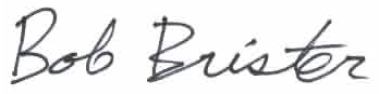 Bob Brister Signature 1