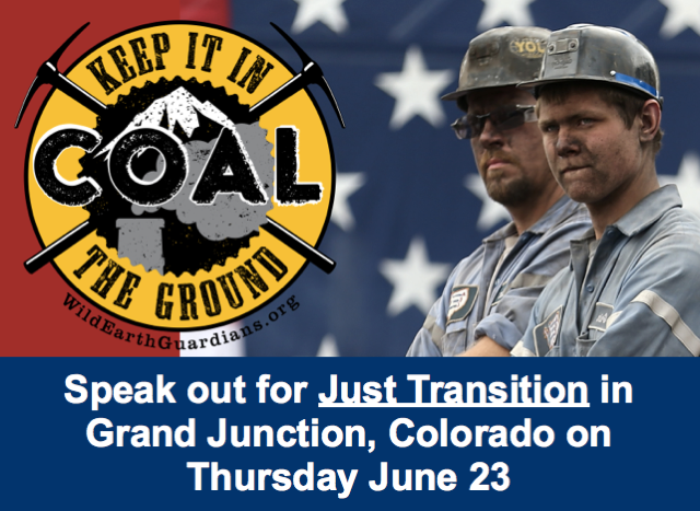 Speak out for Just Transition in Grand Junction CO