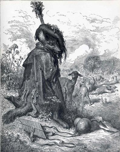 Shepherd Wolf Gustave Dore